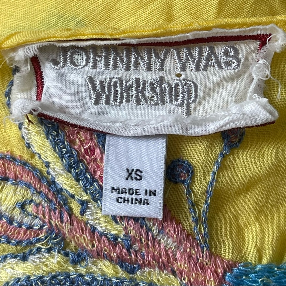 Johnny Was Ruffle Sleeve Blouse - Picture 5 of 6